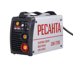 Сварочный аппарат инверторный Ресанта САИ 220К (компакт) Сварочный аппарат инверторный Ресанта САИ 220К (компакт)
