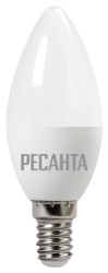 Лампа светодиодная РЕСАНТА LL-R-C37-5W-230-3K-E14 Лампа светодиодная РЕСАНТА LL-R-C37-5W-230-3K-E14