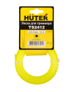 Леска Huter TS2412 для триммера, 2.4 мм, витой квадрат Леска Huter TS2412 для триммера, 2.4 мм, витой квадрат