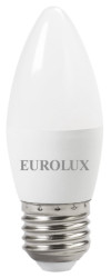 Лампа светодиодная EUROLUX LL-E-C37-6W-230-4K-E27 Лампа светодиодная EUROLUX LL-E-C37-6W-230-4K-E27