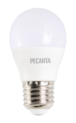 Лампа светодиодная Ресанта LL-R-G45-7W-230-4K-E27 Лампа светодиодная Ресанта LL-R-G45-7W-230-4K-E27