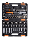 Набор инструментов, 1/2" , 1/4" , CrV, пластиковый кейс 94 предмета Вихрь